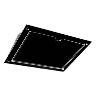 双层透明亚克力板A4卡槽有机玻璃板房产中介广告牌宣传展示盒插槽