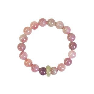 NORTHACC新中式复古紫马粉水晶手链女手串和田玉转运粉水晶手链