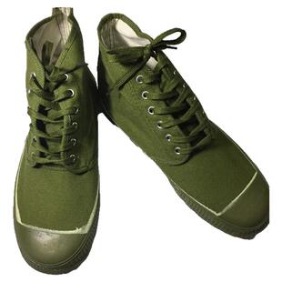 3539高帮解放鞋3537男工地防滑耐磨帆布胶鞋平跟橡胶底劳保鞋女