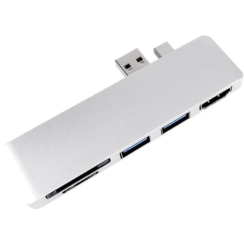 科乐多minidp拓展坞macbook air雷电2转换器a1465电脑接usb扩展器