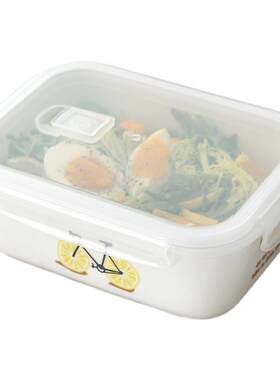 陶瓷微波炉加热长方形饭碗保鲜盒