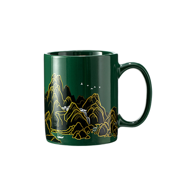 故宫淘宝千里江山温感杯礼物