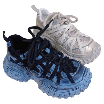 57-190玛莎玛索新厚底运动休闲加绒老爹鞋复古女鞋ins酷帅休闲鞋