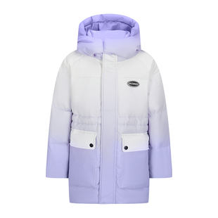 雪中飞kids儿童羽绒服女款2024冬季新款中大童洋气渐变加厚羽绒服