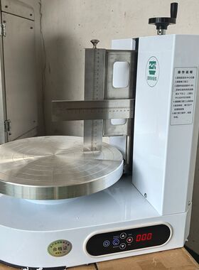自动蛋糕抹面机烤箱蛋糕胚涂层操作简单奶油烘焙生日蛋糕抹胚机