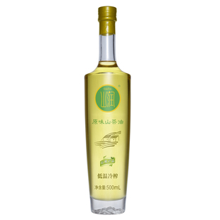 山润山茶油野生茶籽油500ml农家茶油籽食用油老茶树茶油 纯茶籽油