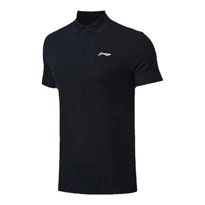 李宁男子翻领透气短袖Polo衫