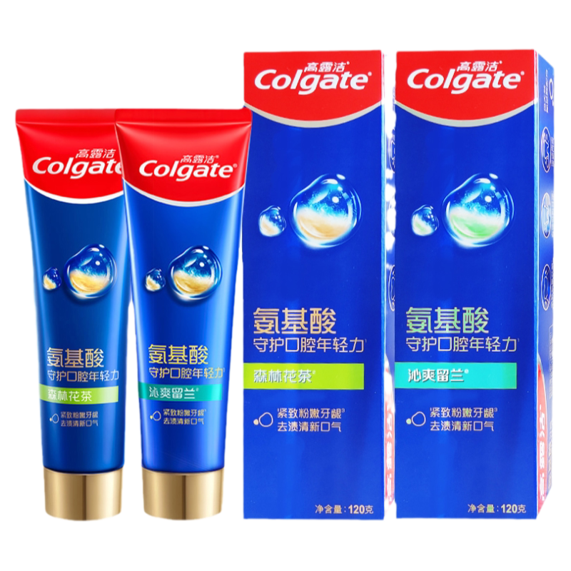 修护含氟清新亮白守护高露洁牙膏