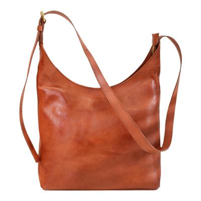 葱木慵懒风植鞣皮女包日系斜挎包