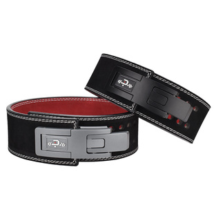 PD力量举腰带快扣杠杆专业牛皮护具举重健美健身深蹲硬拉举训练