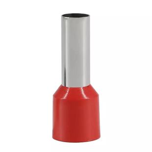 管形端子E1508/1510/1512/1518圆管冷压接线端头针形线耳电工欧式