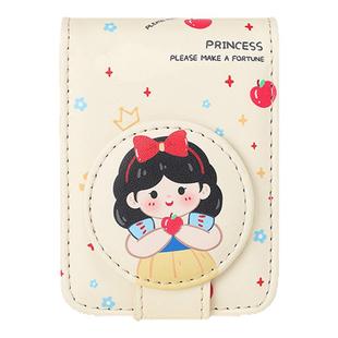 可爱迷你口红收纳包卡通随身便携式化妆包带镜子补妆旅行女随身包