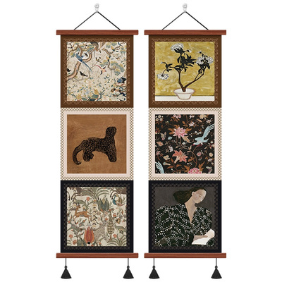 法式中古艺术玄关挂画