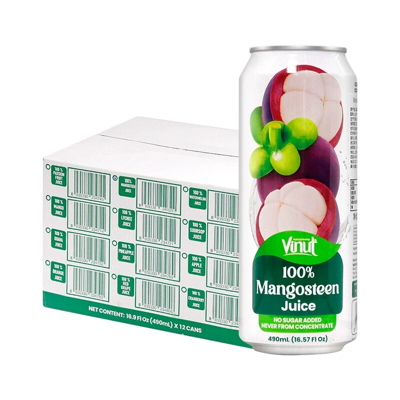 vinut越南进口唯娜特果汁饮料荔枝汁芭乐汁490ml整箱果味饮品