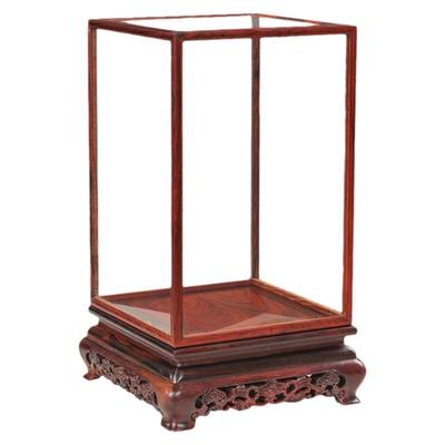 红木玻璃罩防尘罩展示盒