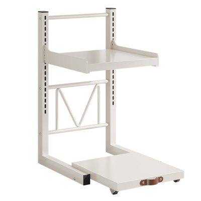 厨房微波炉置物架多功能烤箱锅支架台面电器抽拉式电饭煲收纳架子