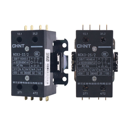 正泰美的格力奥克斯空调柜机专用交流接触器NCK3-25/2 32/2 220V