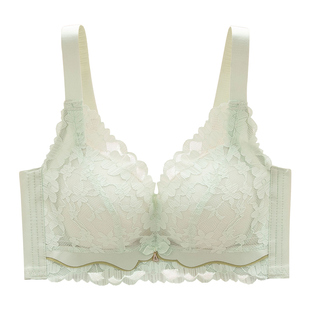 婴儿棉性感女内衣聚拢无钢圈小胸中厚文胸收副乳薄款胸罩上托秋冬