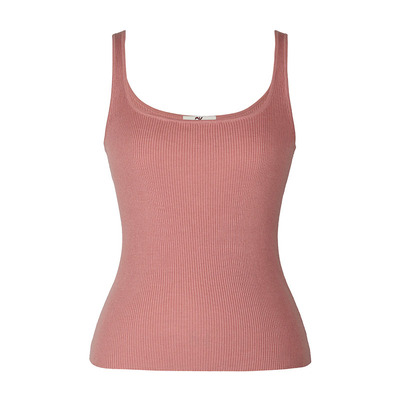 SEEKSIMPLE 品质醋酸羊毛 | 黑粉两色 | 修身弹力针织背心