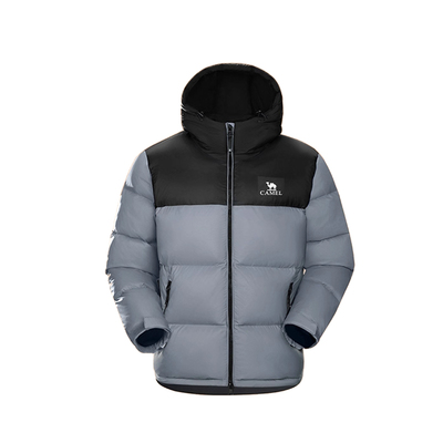 骆驼户外黑钻加厚羽绒服