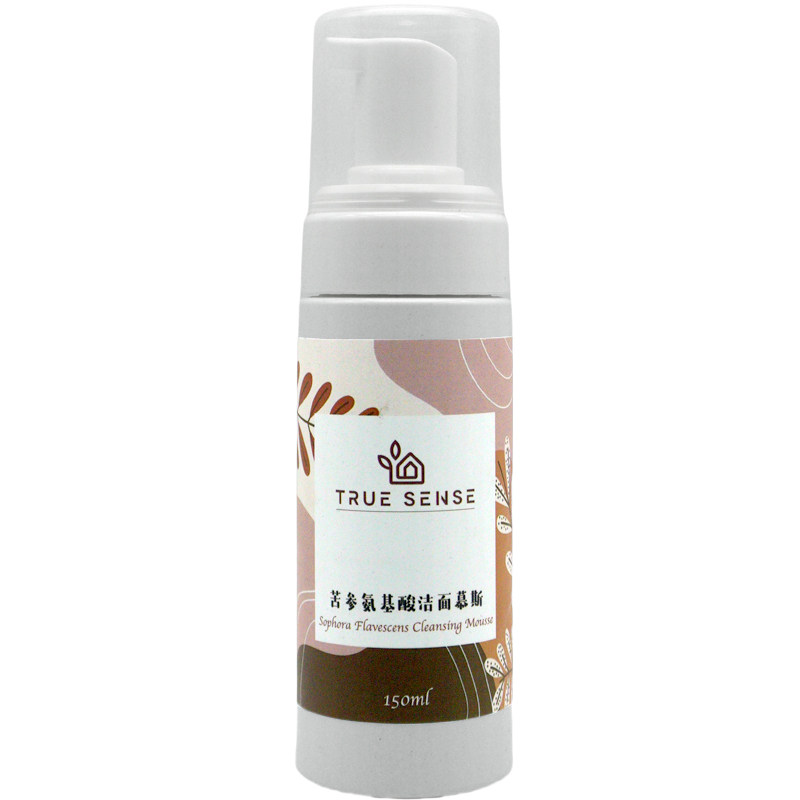 苦参无患子氨基酸洁面慕斯泡泡