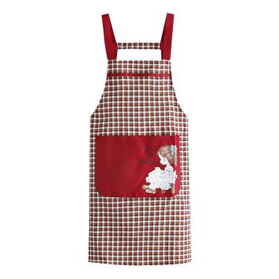 透气防污耐磨细纱棉布围裙新款