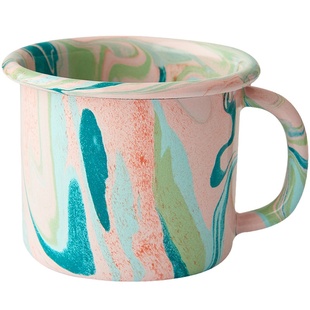 诺瓦生活 土耳其Bornn珐琅搪瓷杯马克杯 家用水杯咖啡杯子 牛奶杯