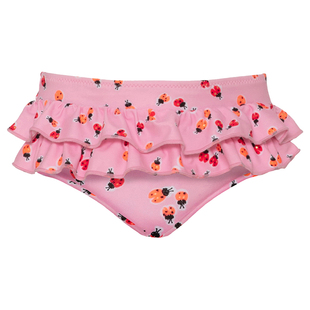 SUNUVA 女童泳裤粉红色可爱分体泳装丨RollingKids