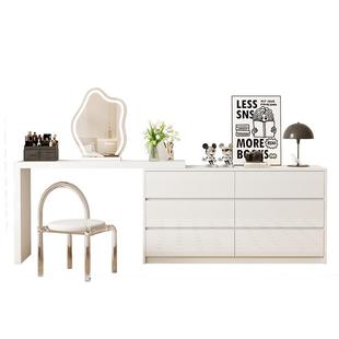 咏楠梳妆台实木新款轻奢小户型床尾柜现代简约卧室化妆桌斗柜一体