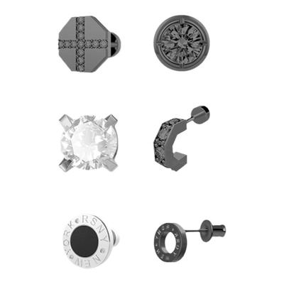 RSNYMEN单只男士耳钉字母银耳针