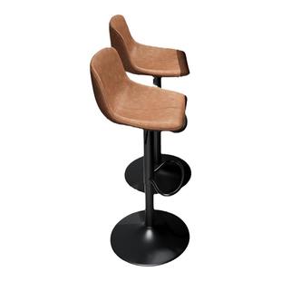 吧台椅轻奢高脚凳升降旋转酒吧凳子收银台椅子家用吧椅商用岛台椅