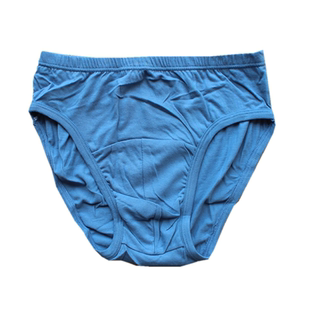 ab内裤男士纯色中老年人爸爸裤头纯棉宽松抗菌高腰老人三角裤0922