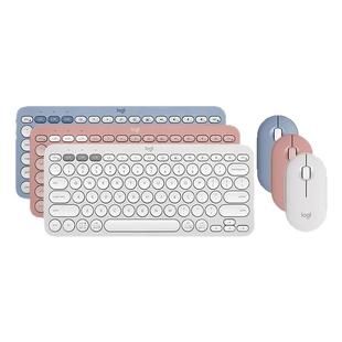 罗技PEBBLE 2 COMBO无线蓝牙键鼠套装双模静音办公便携笔拆包可保