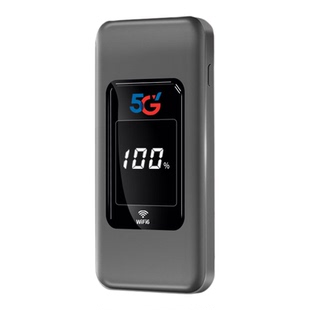【彩屏显示】2026新款5G随身wifi全网通移动无线路由器网络家用户外直播网络三合一全国通用便携式双频WiFi6