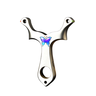 聚义正品钛合金斜顶单卡球弹弓蝴蝶大威力高精度户外成年人专用弓