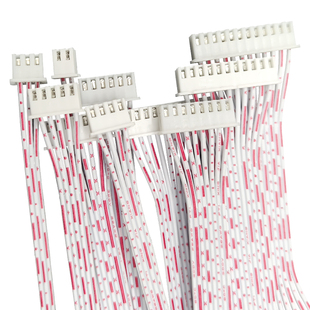 XH2.54MM单头/双头同向红白排线2P3P5P6P7P8P9P电子连接线可定制