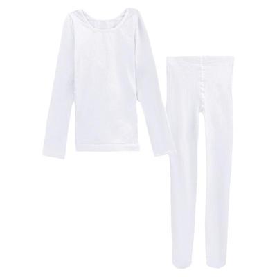 舞蹈白色肉色内搭紧身隐形打底衣