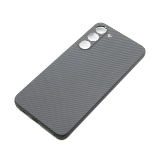 适用三星Galaxy S23 S23+ S24 S24+ S25 S25+ Plus凯夫拉碳纤维手机壳进口细纹600D芳纶超薄防摔防爆保护套