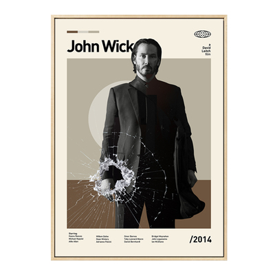 疾速追杀JohnWick客厅装饰画