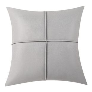 纯色方形科技布抱枕高级感客厅沙发腰靠枕床头大靠背轻奢车用靠垫