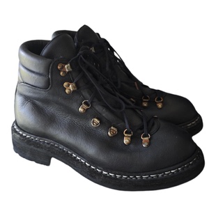 暗黑风复古登山马丁靴男英伦厚底增高机车靴高邦皮鞋鬼帝工装短靴