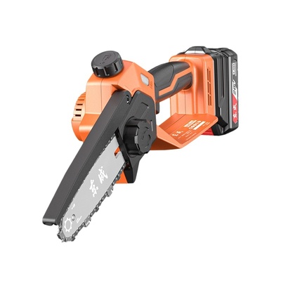 东成家用小型手持锂电电锯伐木锯