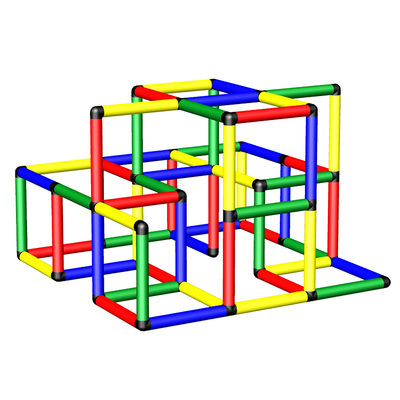官方正品德国Quadro攀爬架CP原装进口儿童金字塔大型积木CLUP系列
