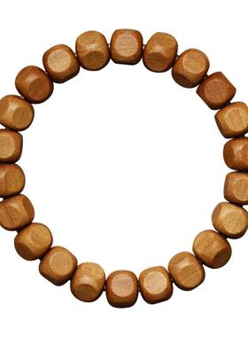 濮暹檀香手串六方珠饰品女士