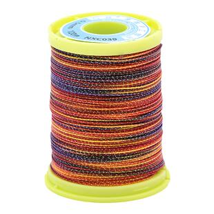 巧丝段染彩色9股星空蜡线闪金线洒金线手链表带挂绳手工DIY编绳线