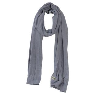 细长条窄版棉麻围巾女春夏薄款纯色百搭空调护颈脖子叠穿装饰丝巾