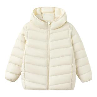 巴拉巴拉女童羽绒服大童轻薄短款外套儿童薄款排骨服冬装新款童装