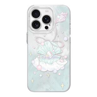 【深海摇篮曲】梦幻贝壳猫咪适用iPhone17/16promax手机壳红米K80磁吸vivoS30华为mete70羽纱一加13小米17pro