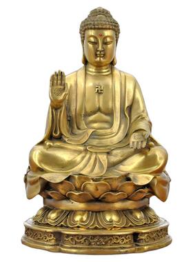 黄铜供奉中式客厅书房佛堂办公室