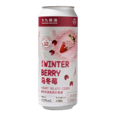 大九酿造马冬莓酸奶冰淇淋西打